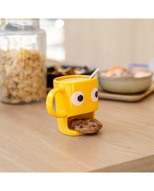 Caneca para bolachas Fisura amarelo 3