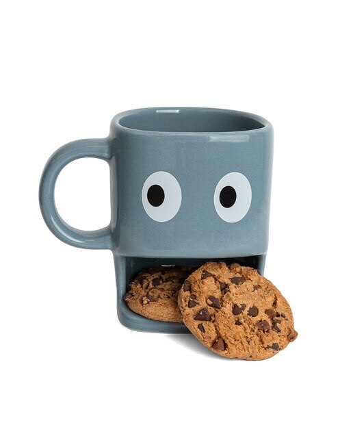 Caneca para bolachas Fisura azul 1