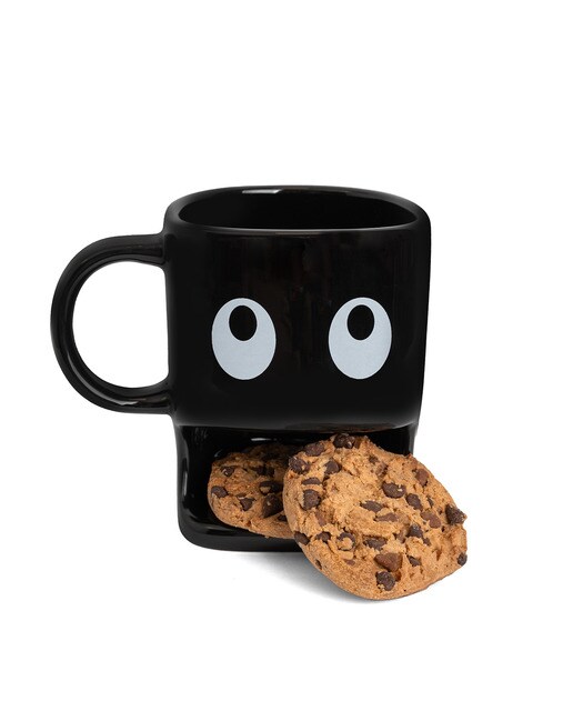 Caneca para bolachas Fisura preto 1