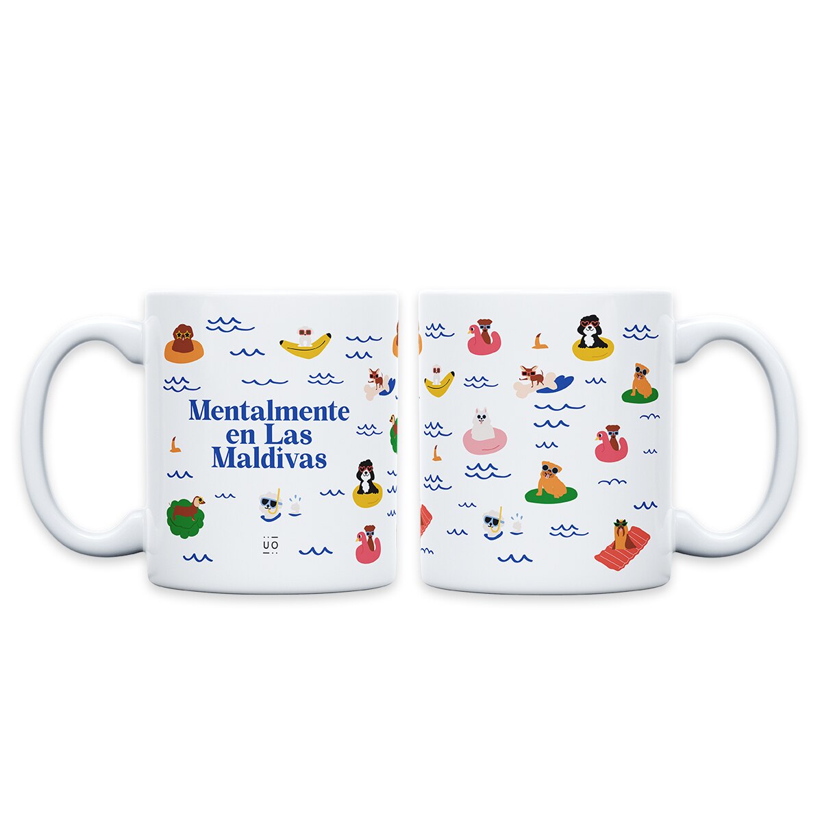 Caneca UO Mentalmente en las Maldivas 1