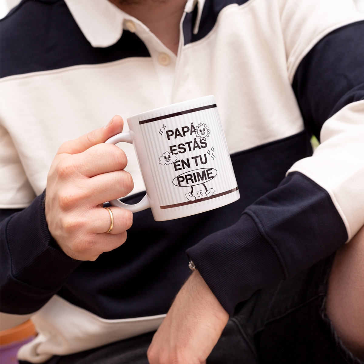 Caneca UO Papá estás en tu prime 3