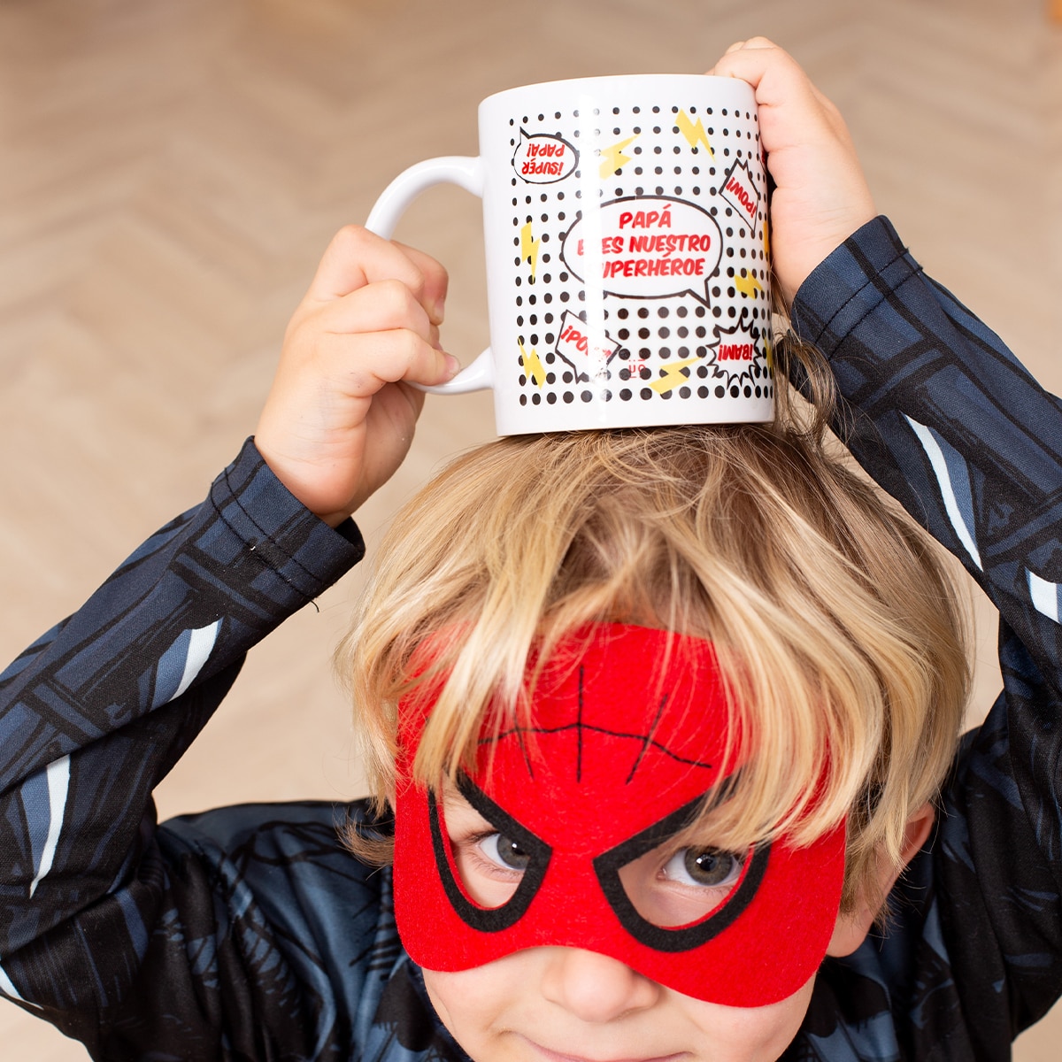 Caneca UO Papá eres nuestro superhéroe 2