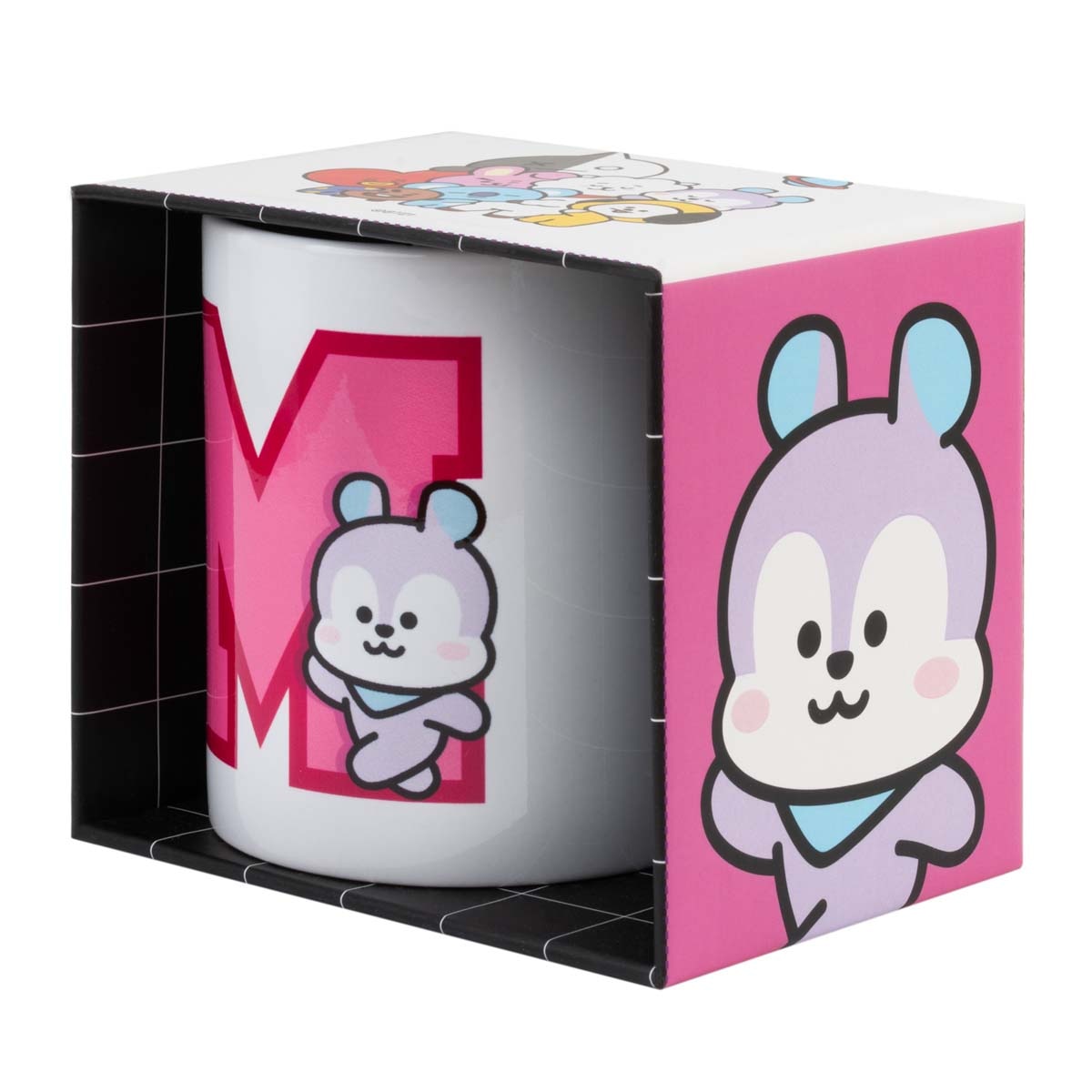 Caneca BT21 - new Mang Erik rosa 2