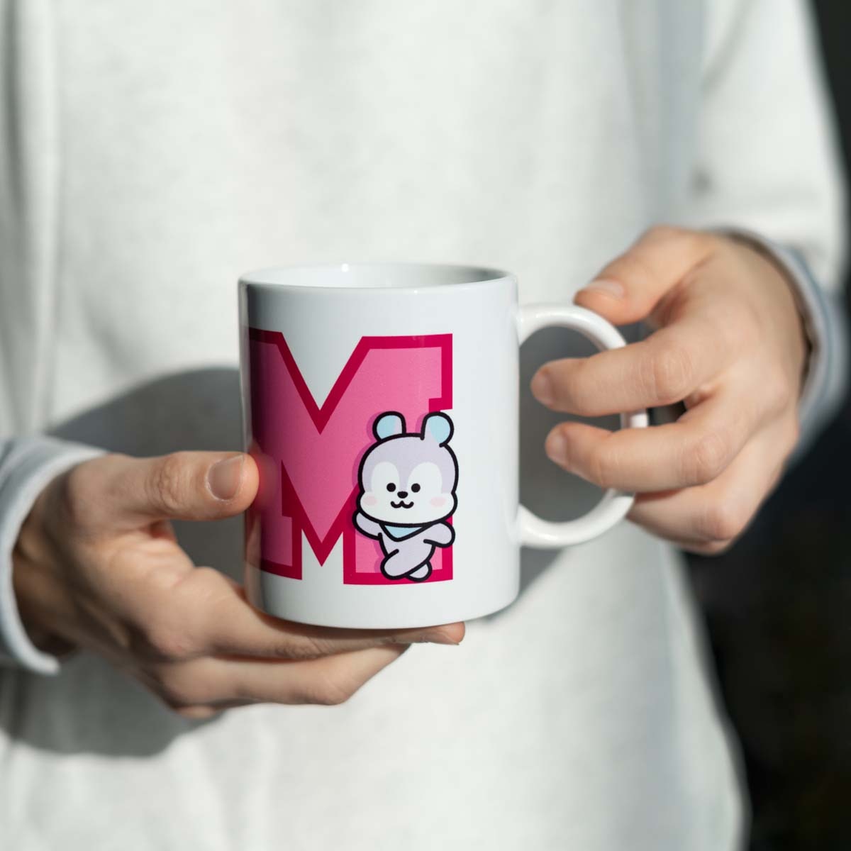 Caneca BT21 - new Mang Erik rosa 5