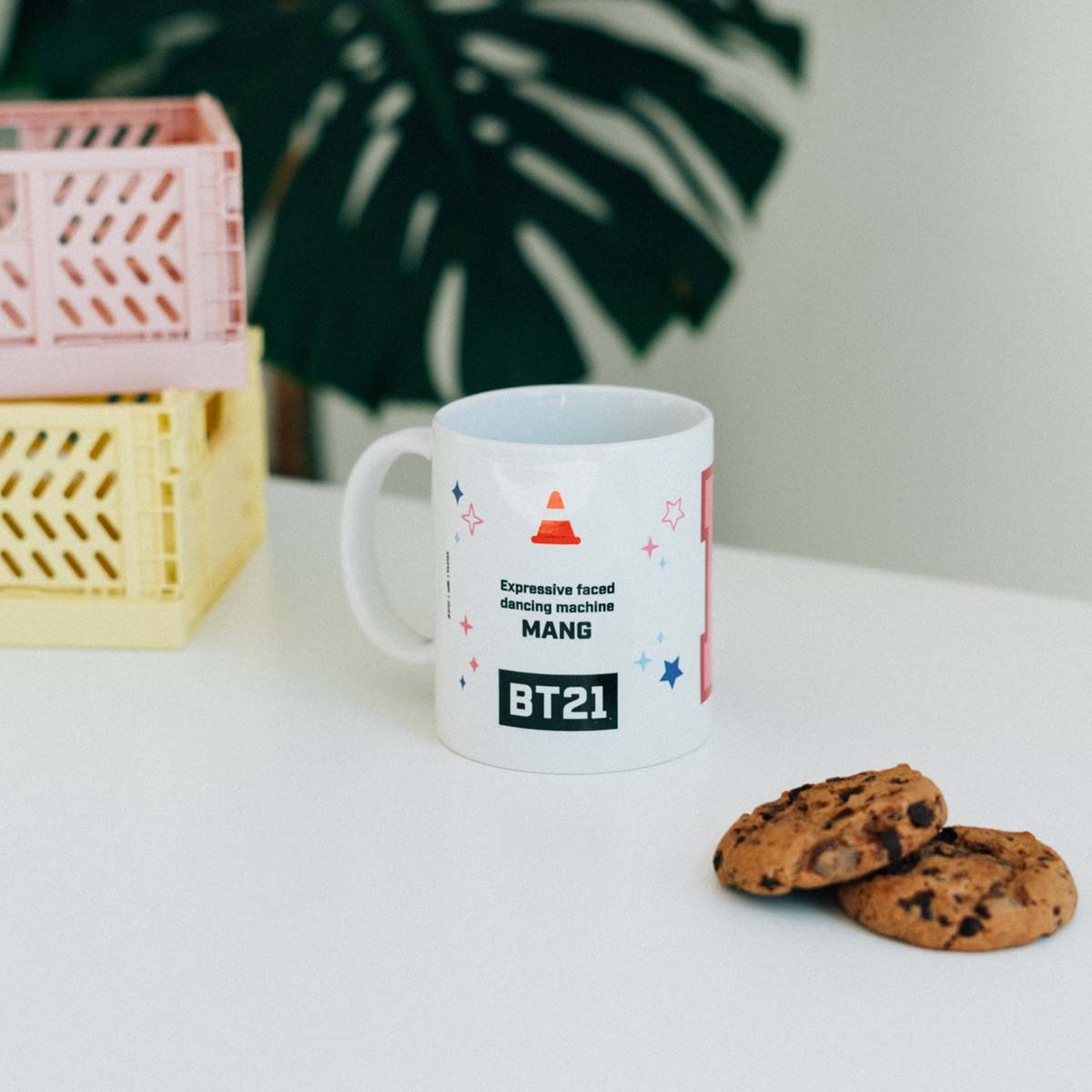 Caneca BT21 - new Mang Erik rosa 6