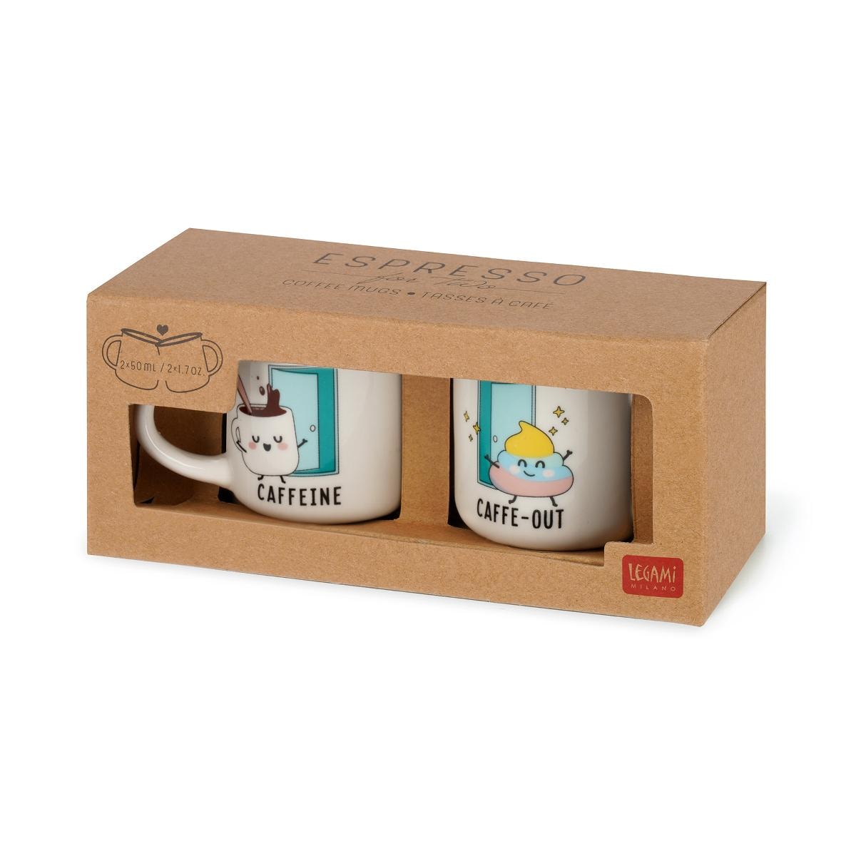 Jogo 2 Canecas Legami Poo 3