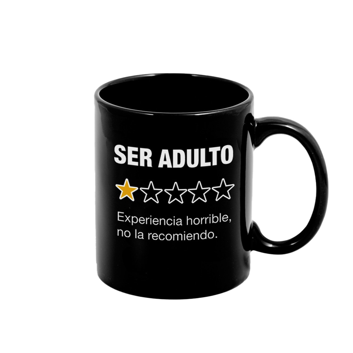 Imagem 0 de Caneca "Ser adulto, experiencia horrible no la recomiendo"