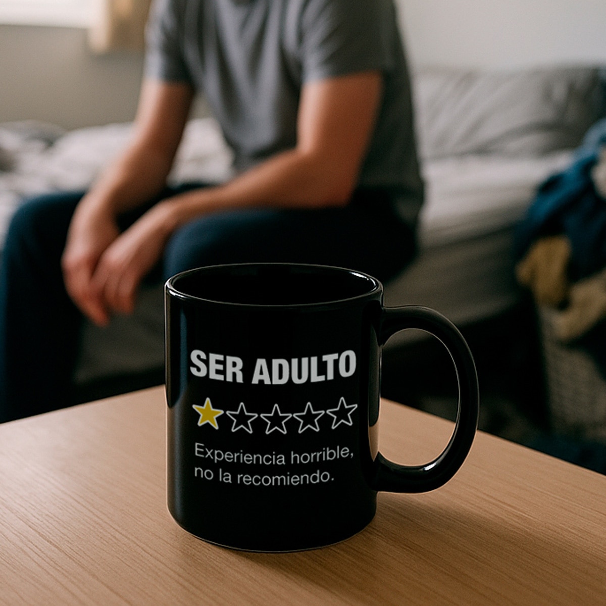 Caneca "Ser adulto, experiencia horrible no la recomiendo" 4