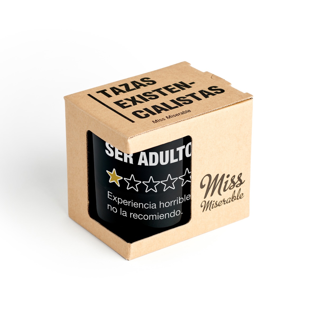 Caneca "Ser adulto, experiencia horrible no la recomiendo" 5