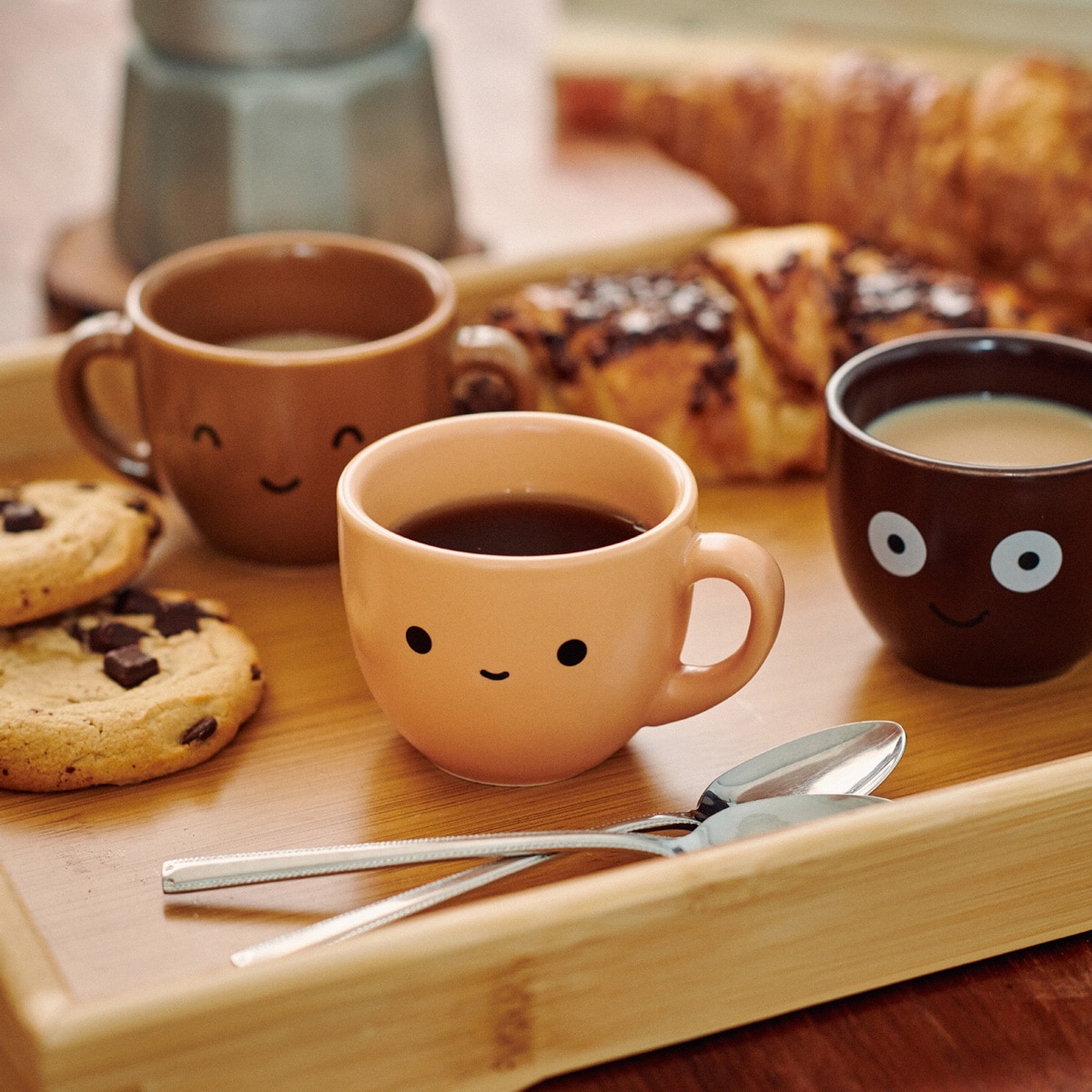 Conjunto Coffee Colors Utopiq de 4 chávenas de café espresso 4