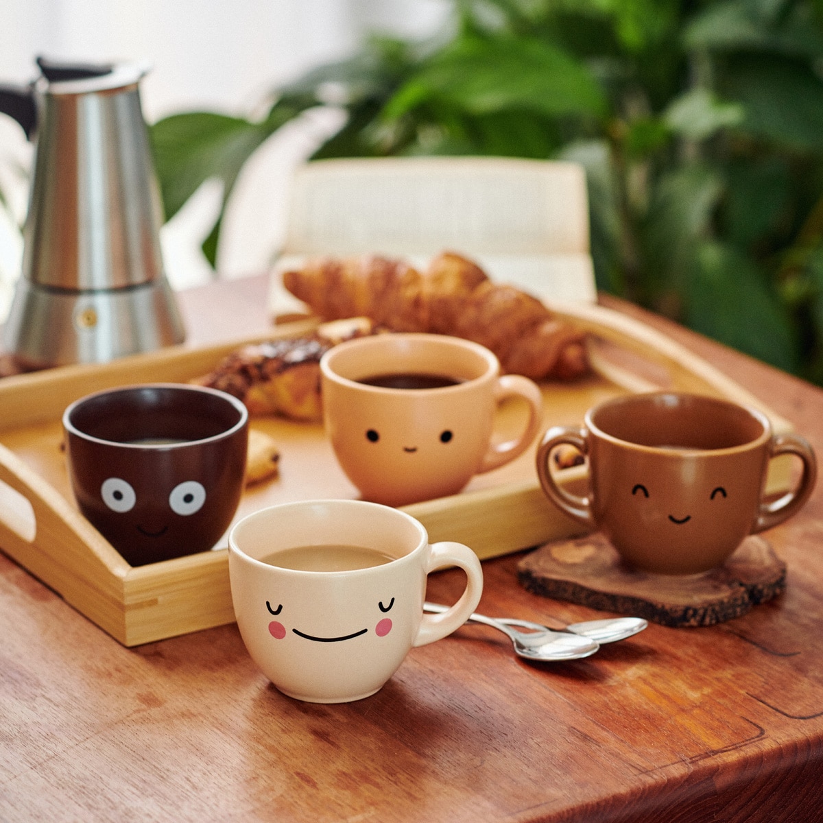 Conjunto de 4 Chávenas de Café Coffee Colors Utopiq 2