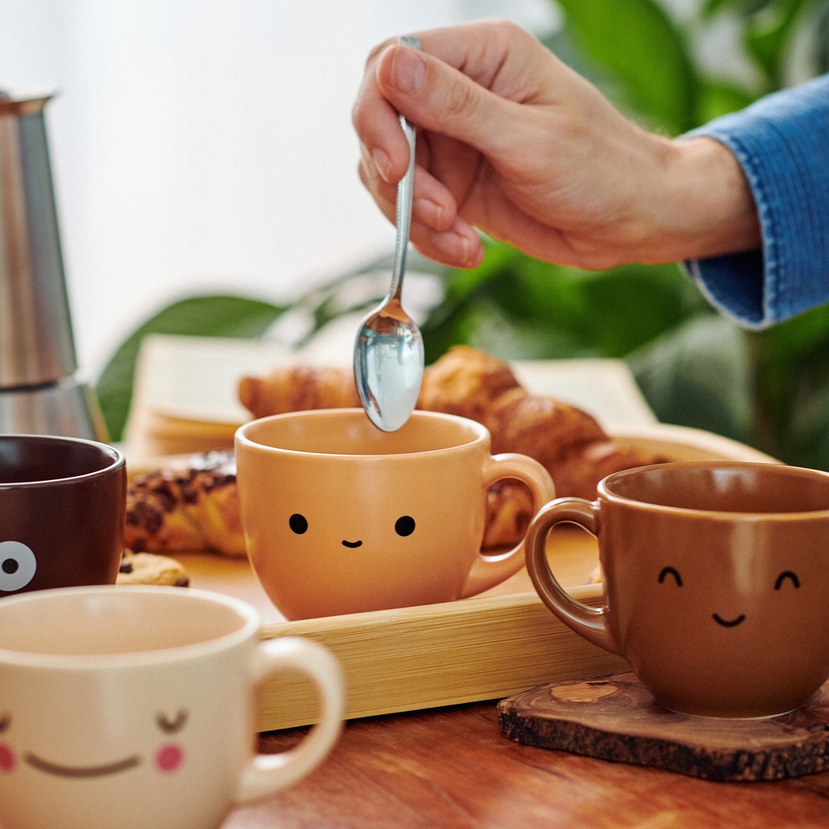 Conjunto de 4 Chávenas de Café Coffee Colors Utopiq 3