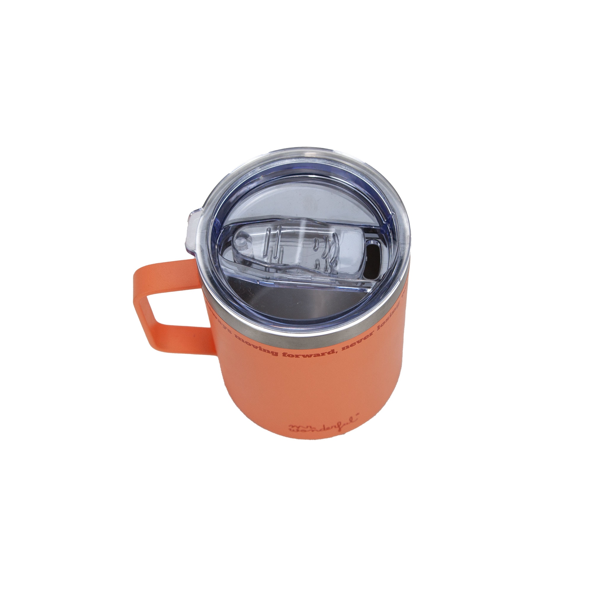 Taza take away térmica con tapa salmón Mr Wonderful: Always moving forward, never losing warmth 4