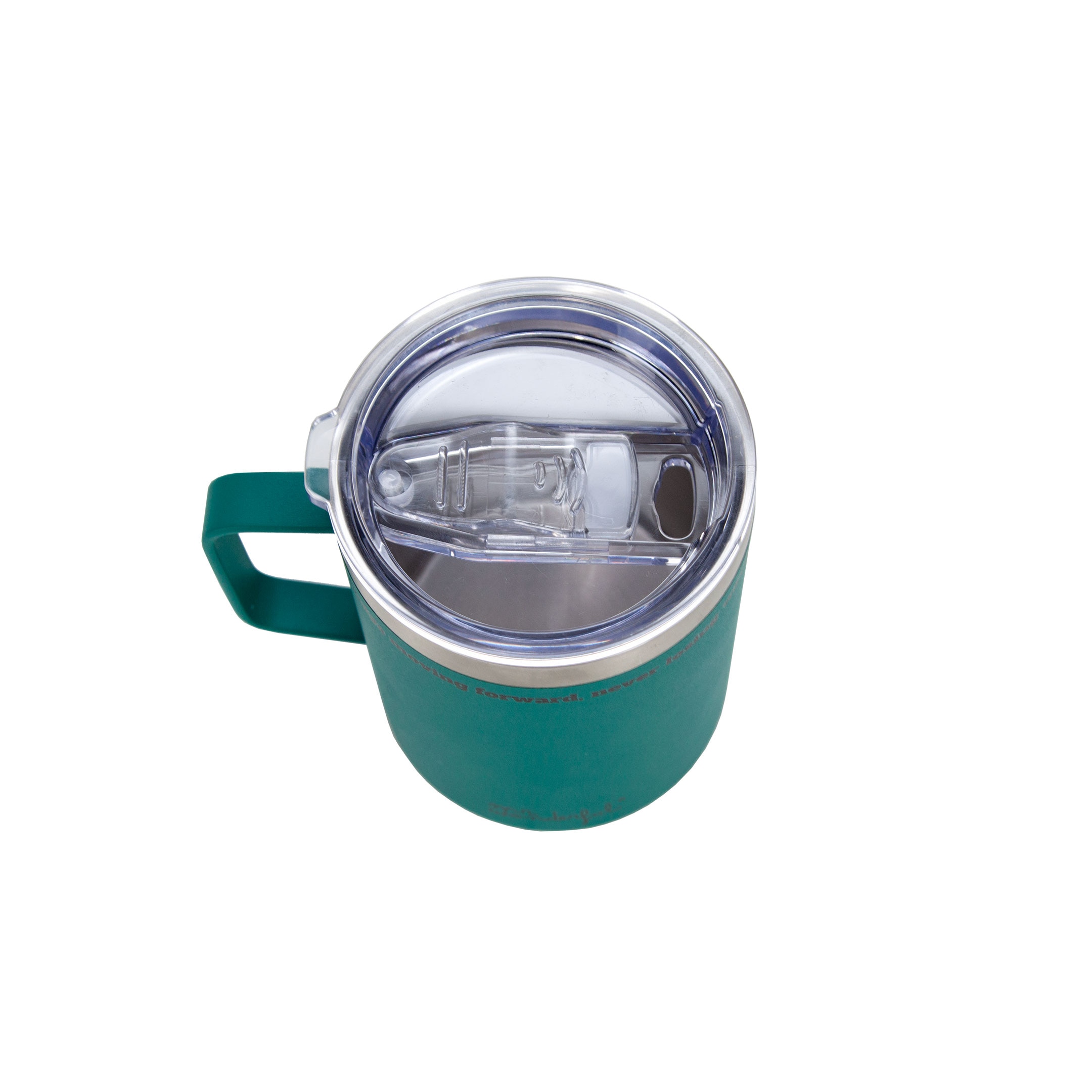 Caneca térmica para levar com tampa verde Mr Wonderful: Always moving forward, never losing warmth 5