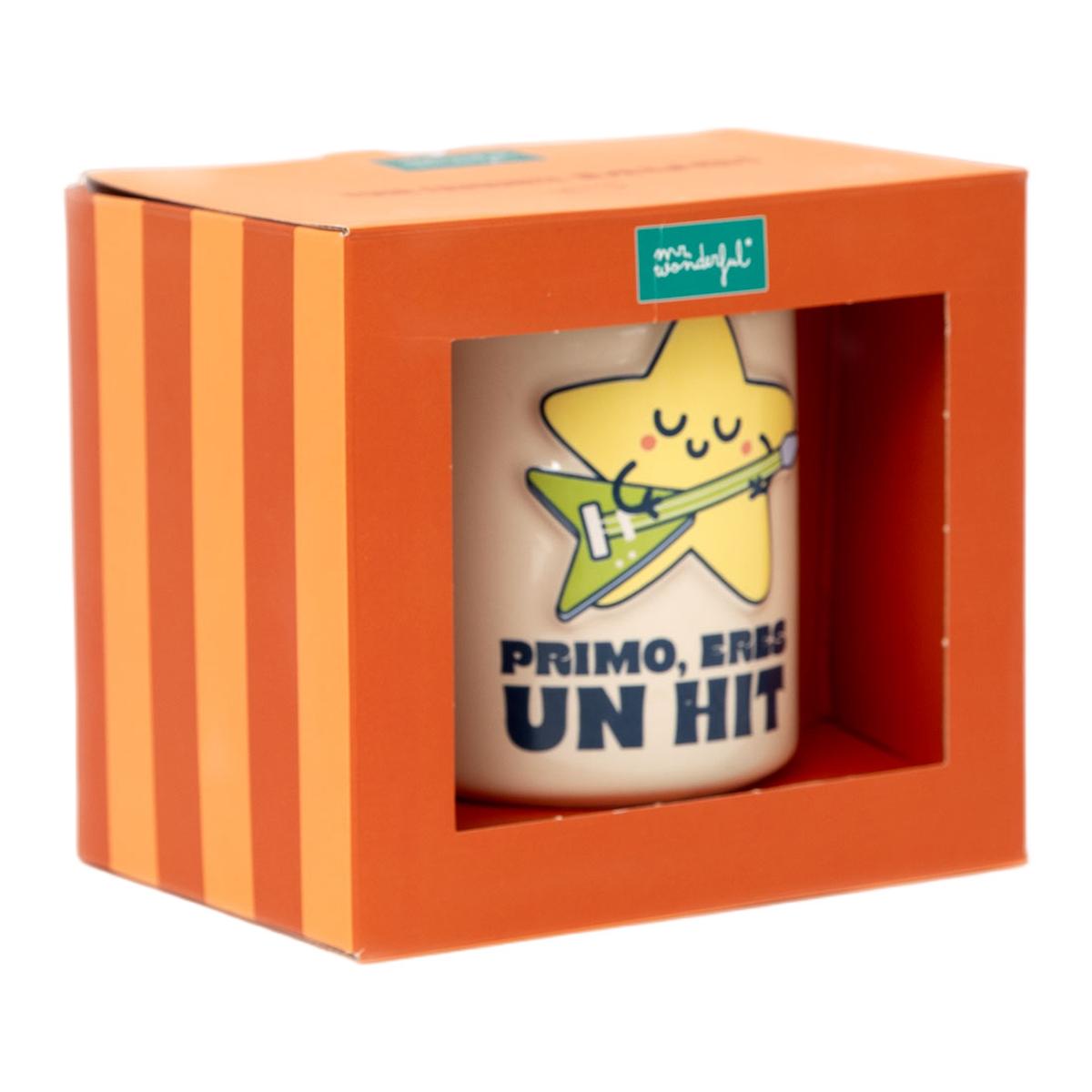 Taza 3D estrella Mr Wonderful: Primo, eres un hit. 4