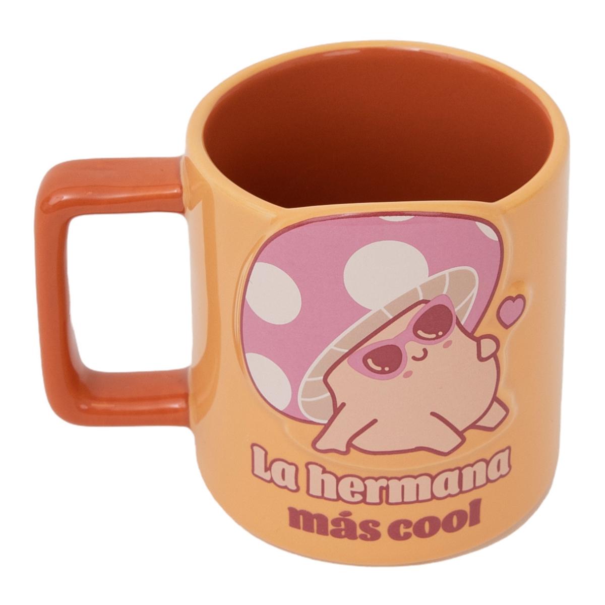 Taza 3D seta Mr Wonderful: La hermana mas cool. 2