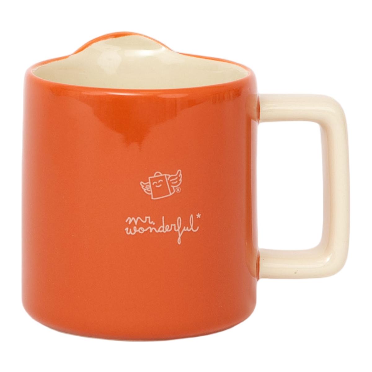 Taza 3D rosquilla Mr Wonderful: Tía, lo tuyo es arte. 3