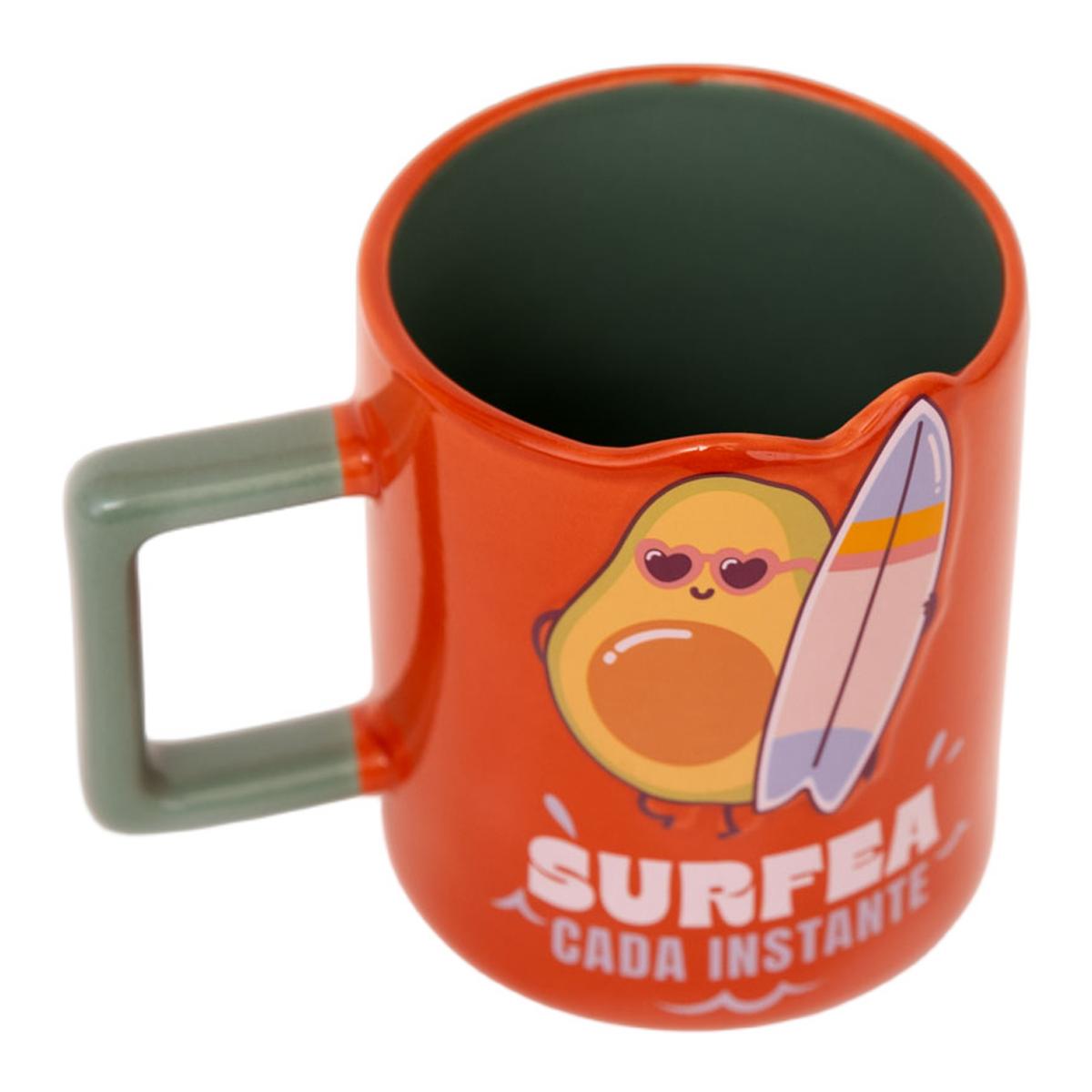 Taza 3D aguacate Mr Wonderful: Surfea cada instante. 2