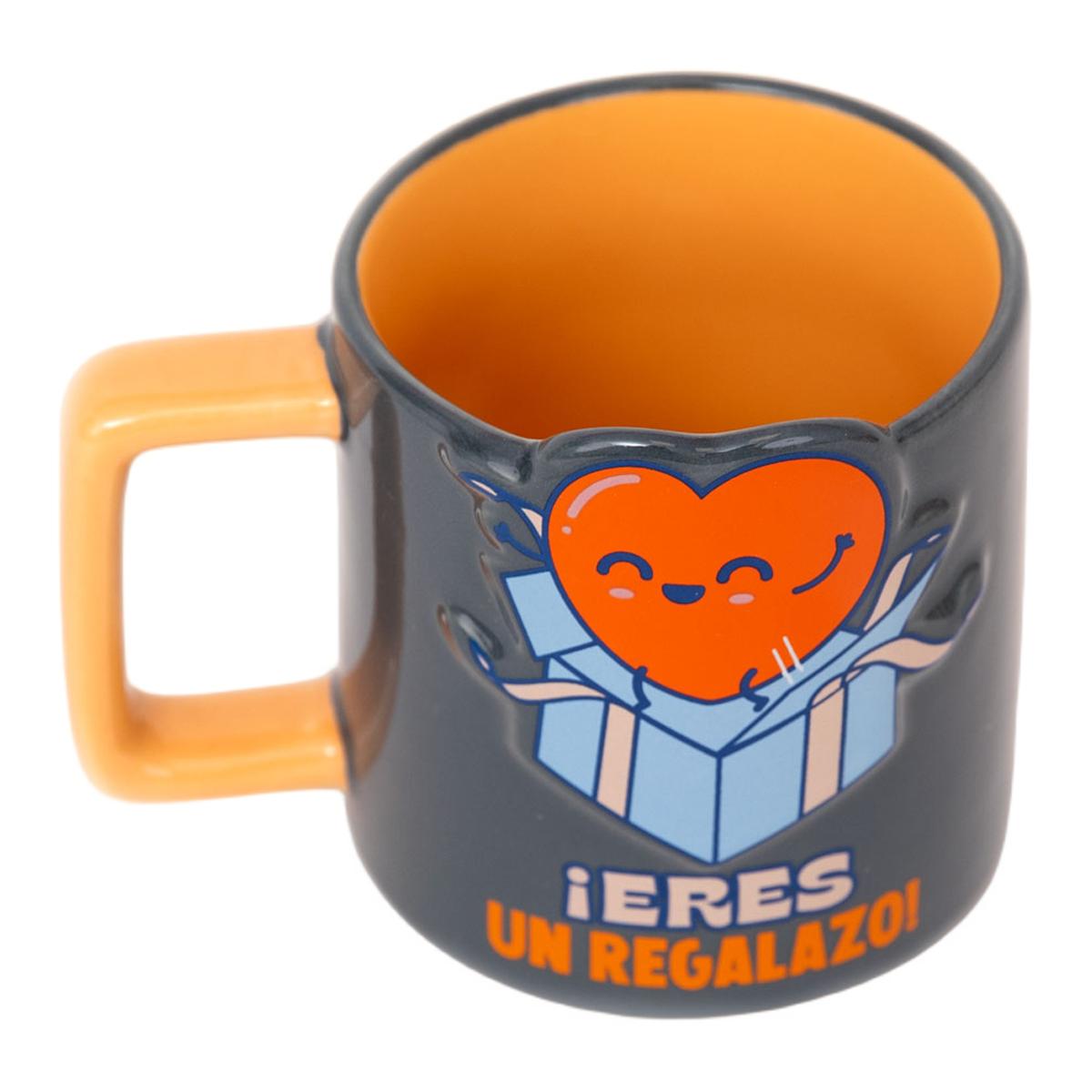 Taza 3D corazón Mr Wonderful: ¡Eres un regalazo! 3