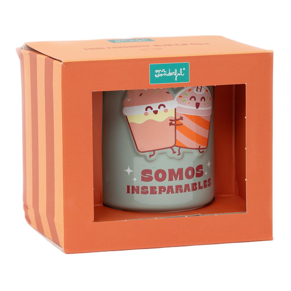 Taza 3D batidos Mr Wonderful: Somos inseparables. 5