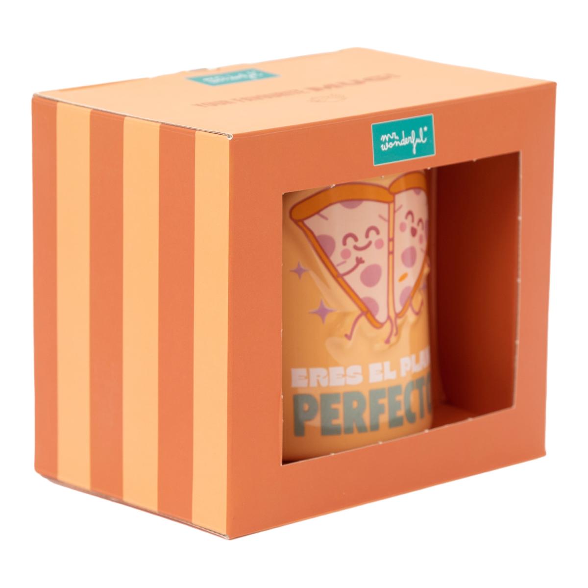 Taza 3D pizzas Mr Wonderful: Eres el plan perfecto. 5