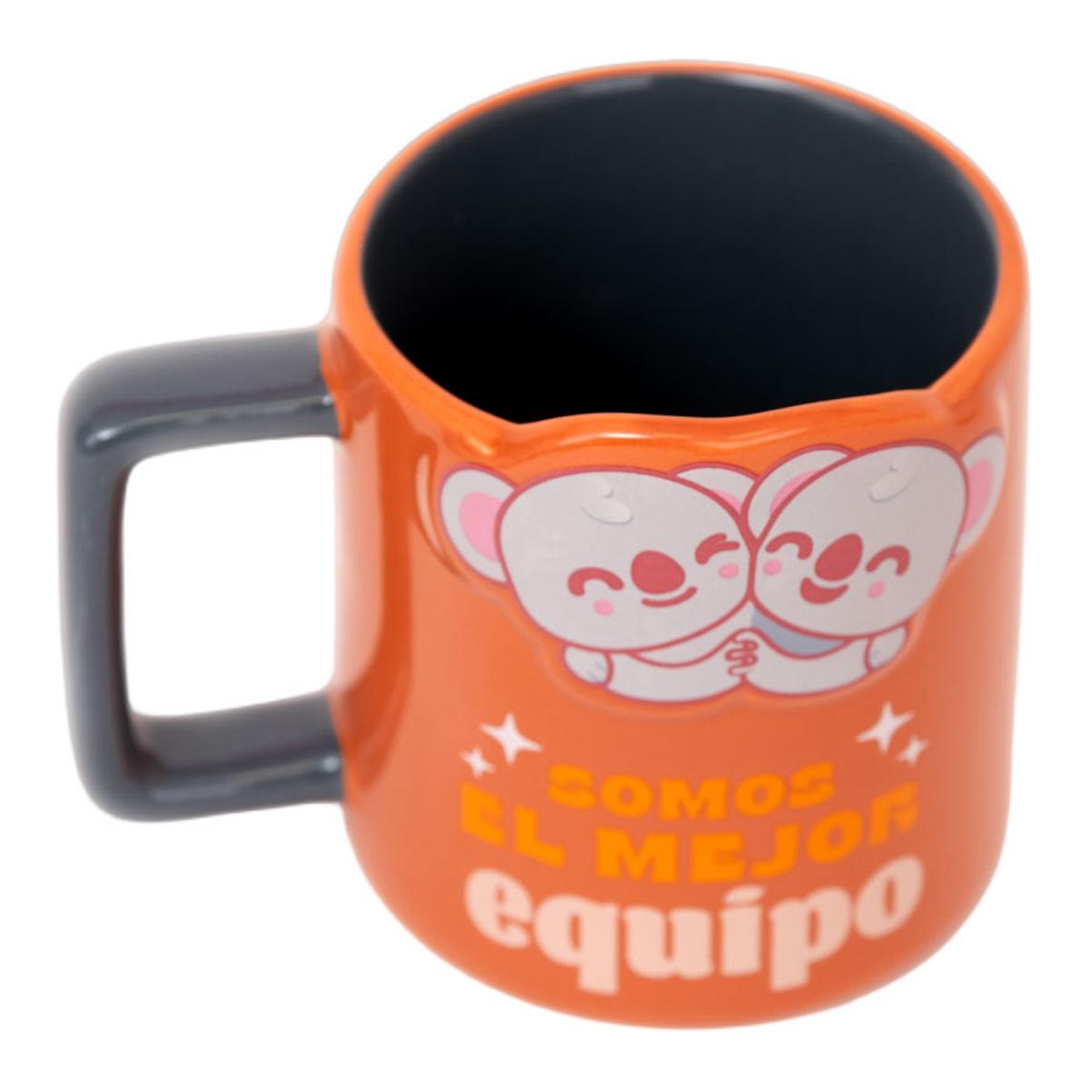 Taza 3D koalas Mr Wonderful: Somos el mejor equipo. 2