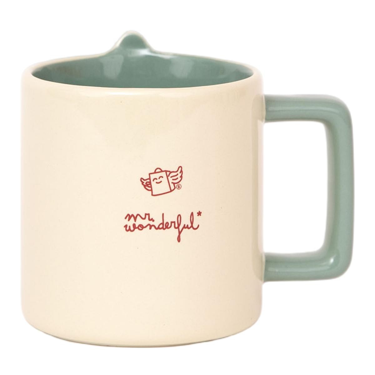 Taza 3D guisantes Mr Wonderful: Lo mejor está en el interior. 3