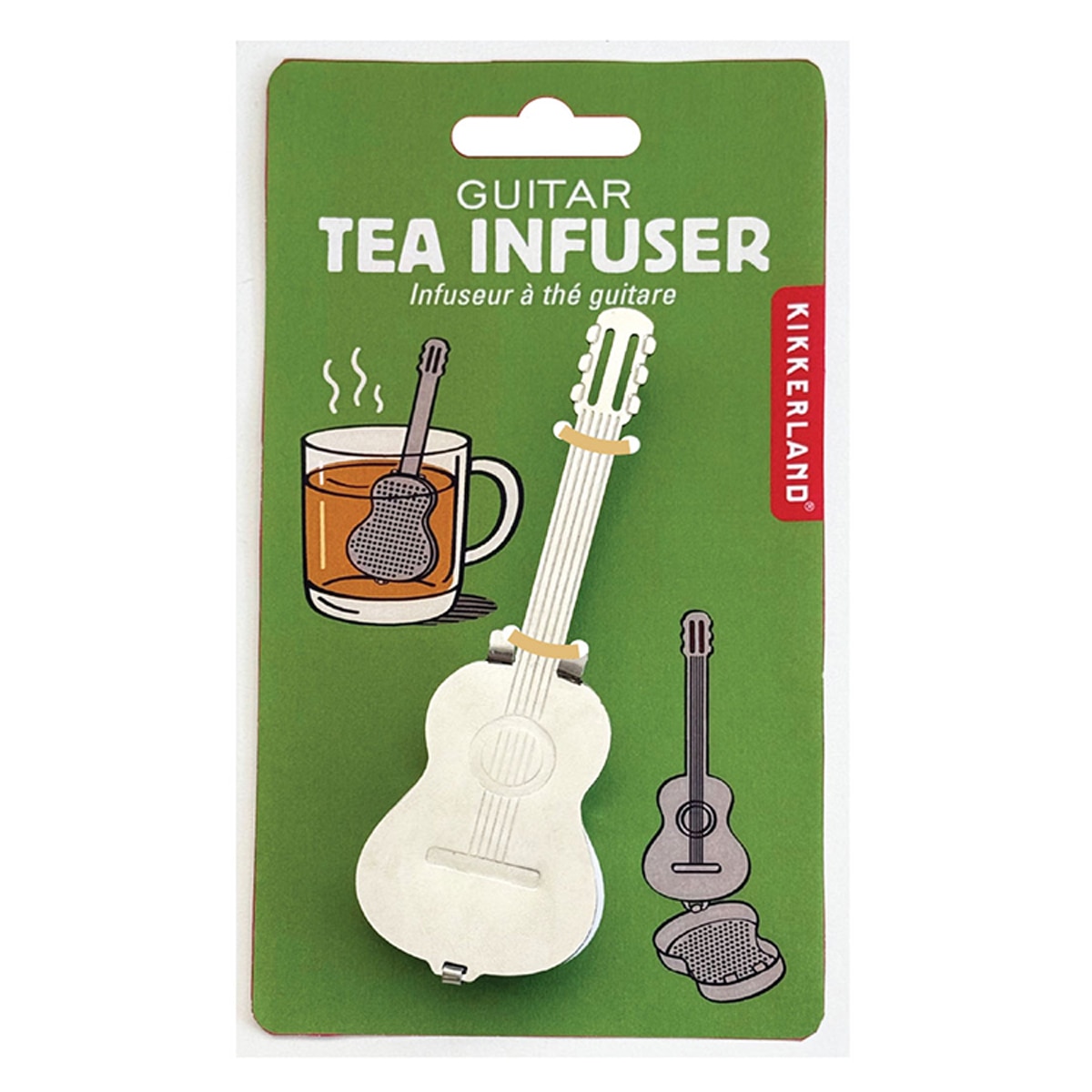 Infusor de chá em forma de guitarra  Kikkerland 3