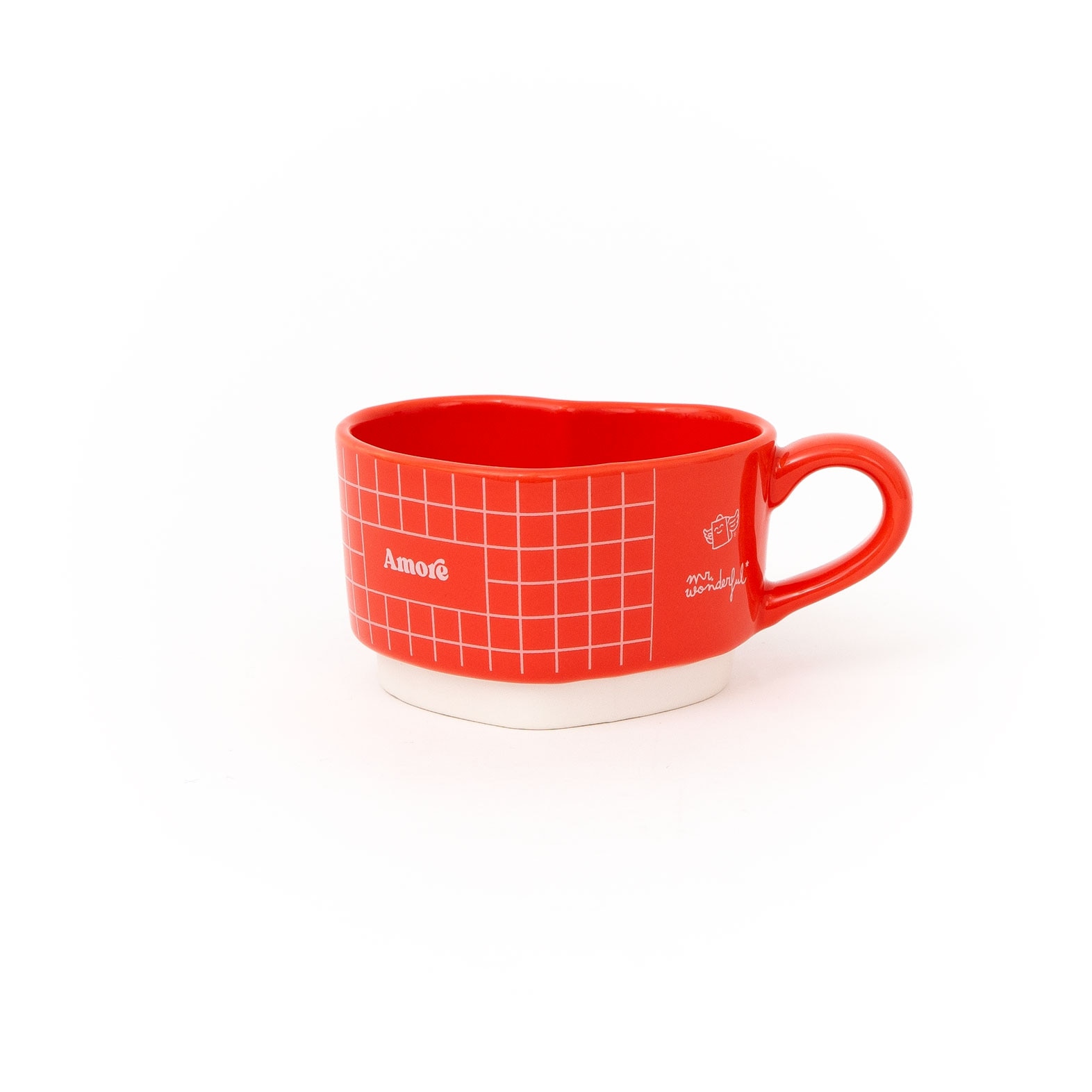 Conjunto de 2 canecas empilháveis Mr Wonderful - Give me more amore 6