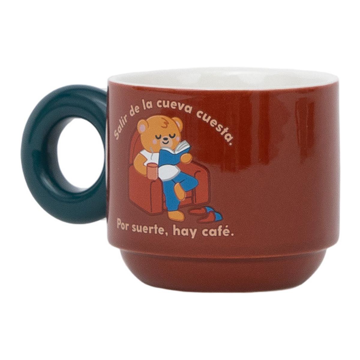 Taza apilable Mr Wonderful  - Salir de la cueva cuesta. Por suerte, hay café. 4