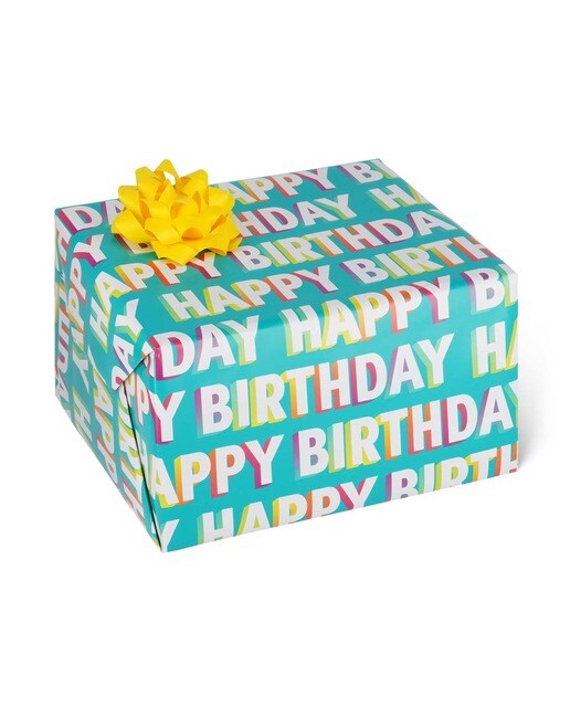 Imagem 0 de Papel de Embrulho Happy Birthday