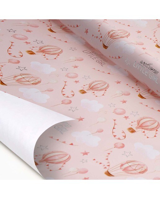 Papel de Embrulho Baby Born Girl 2