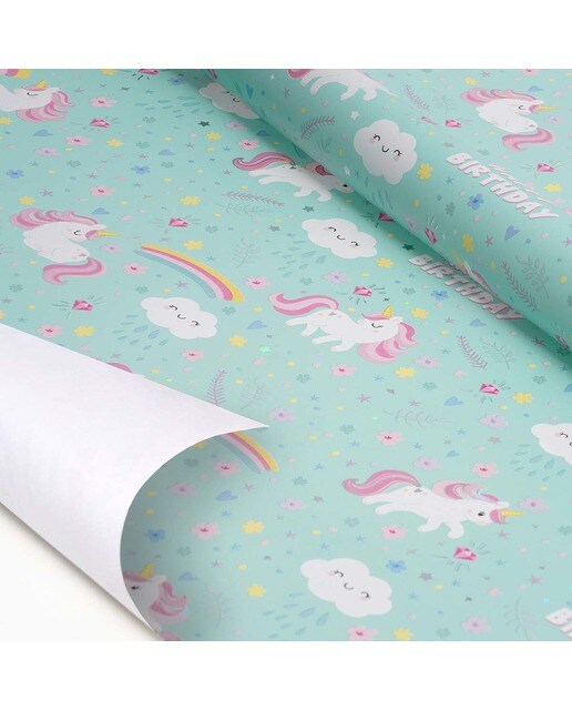 Papel de Embrulho Unicorn 2