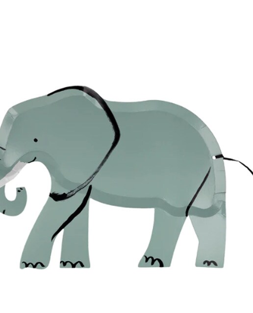 Imagen 1 de Platos Meri Meri de elefante
