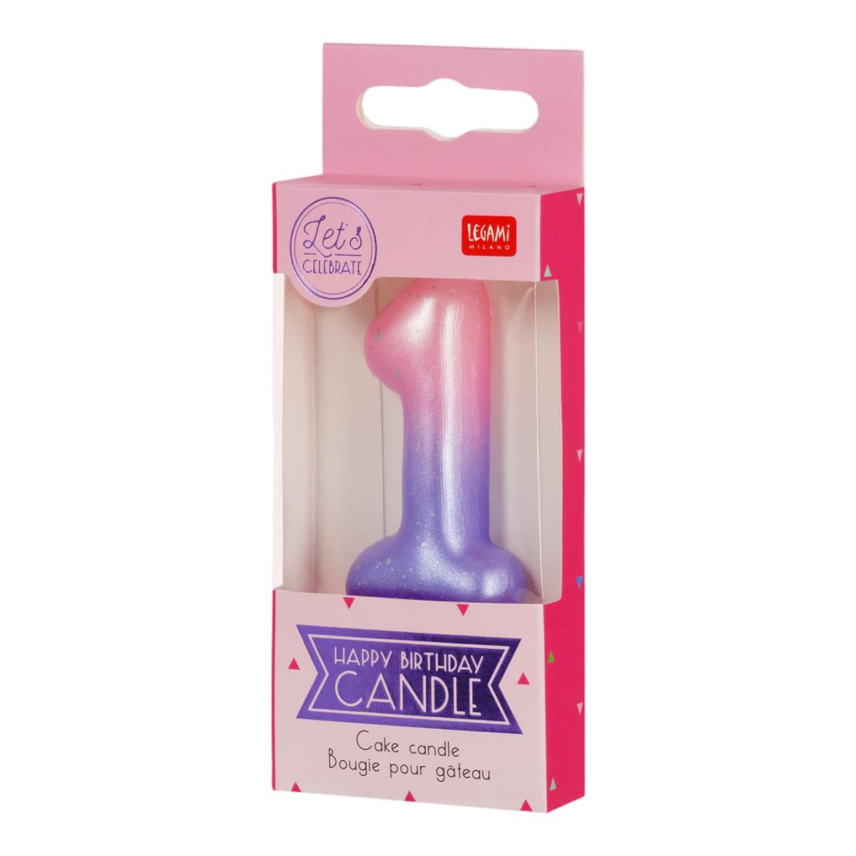 Vela Bolo 1 Legami Pink 3