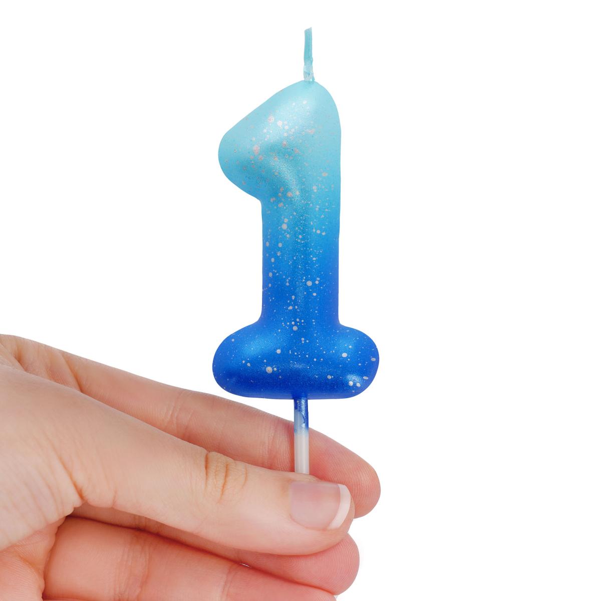 Vela Bolo 1 Legami Blue 2