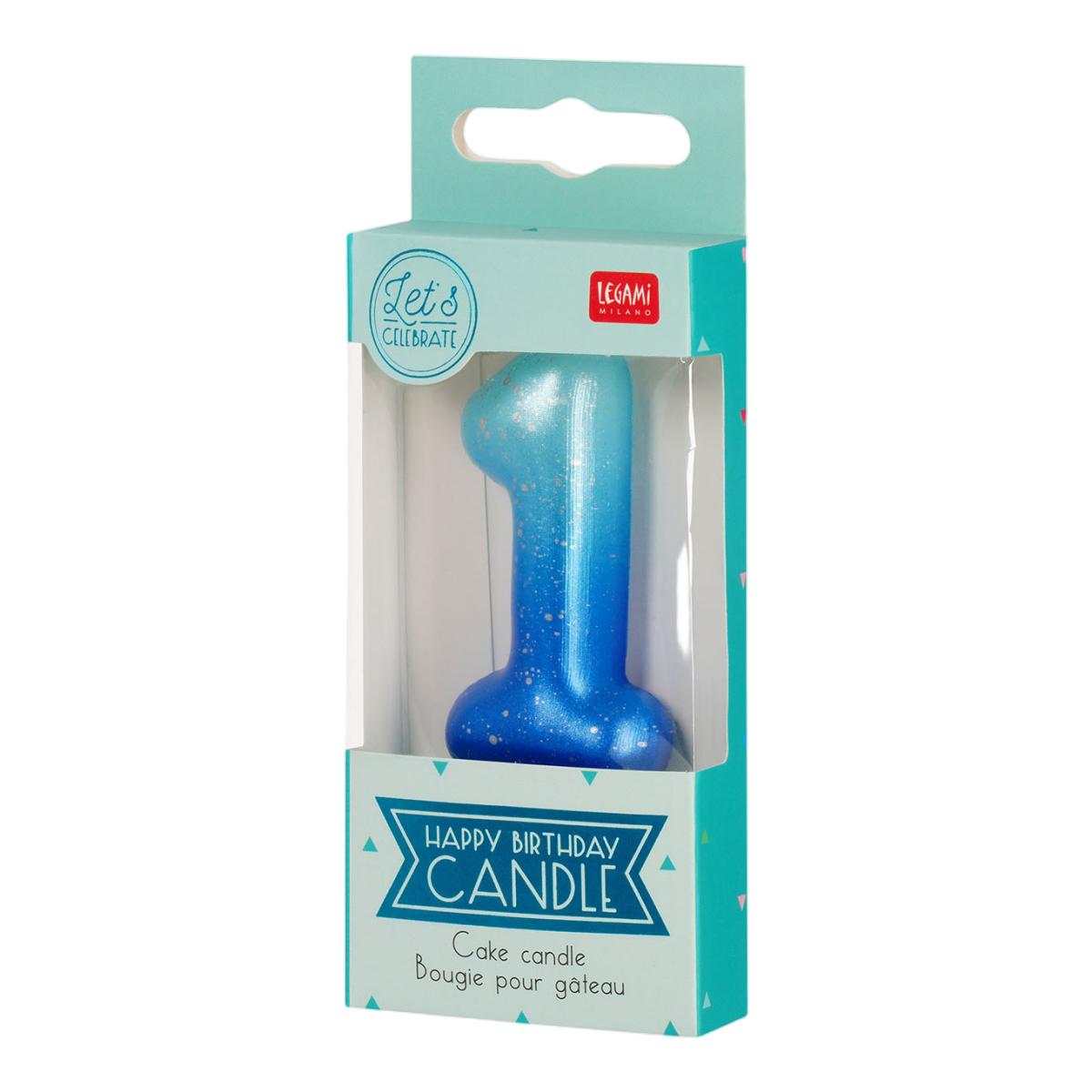 Vela Bolo 1 Legami Blue 3