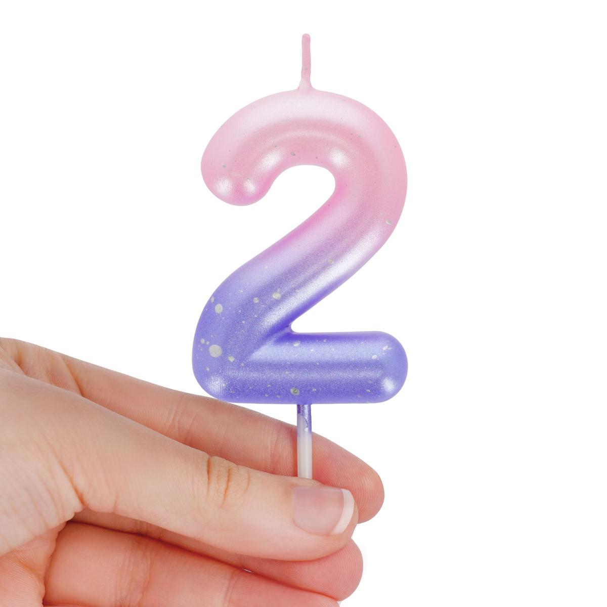 Vela Bolo 2 Legami Pink 2