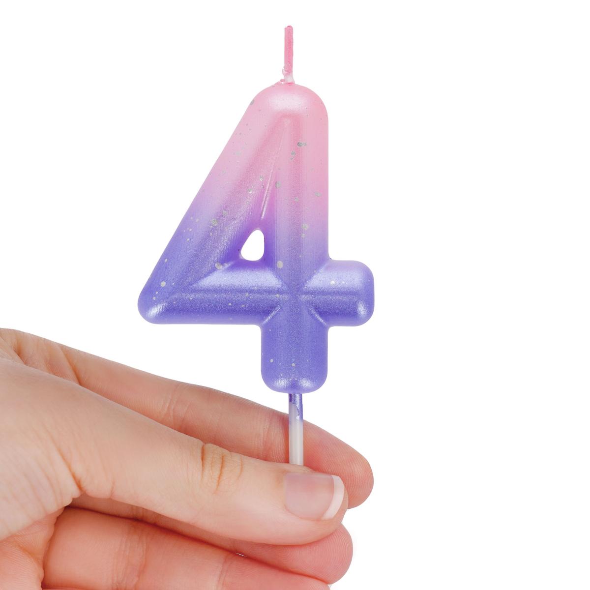 Vela Bolo 4 Legami Pink 2