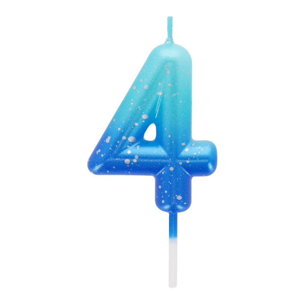 Vela Bolo 4 Legami Blue 1