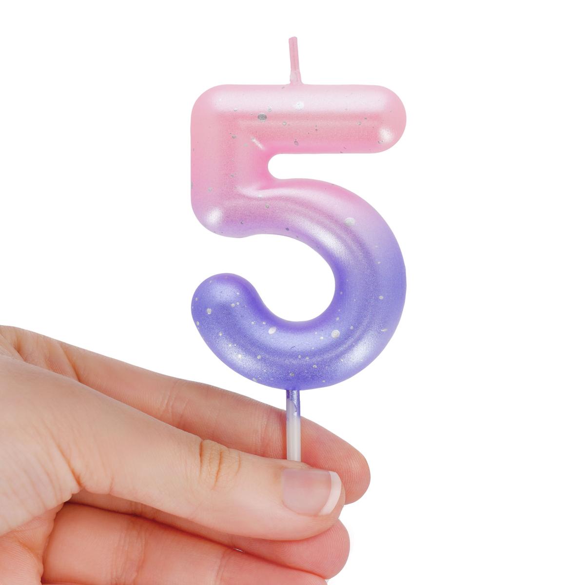 Vela Bolo 5 Legami Pink 2