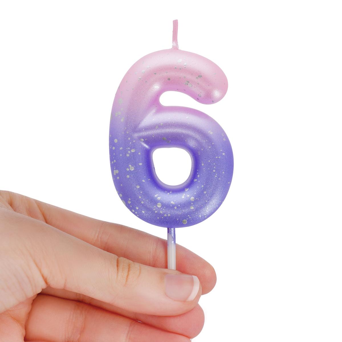 Vela Bolo 6 Legami Pink 2