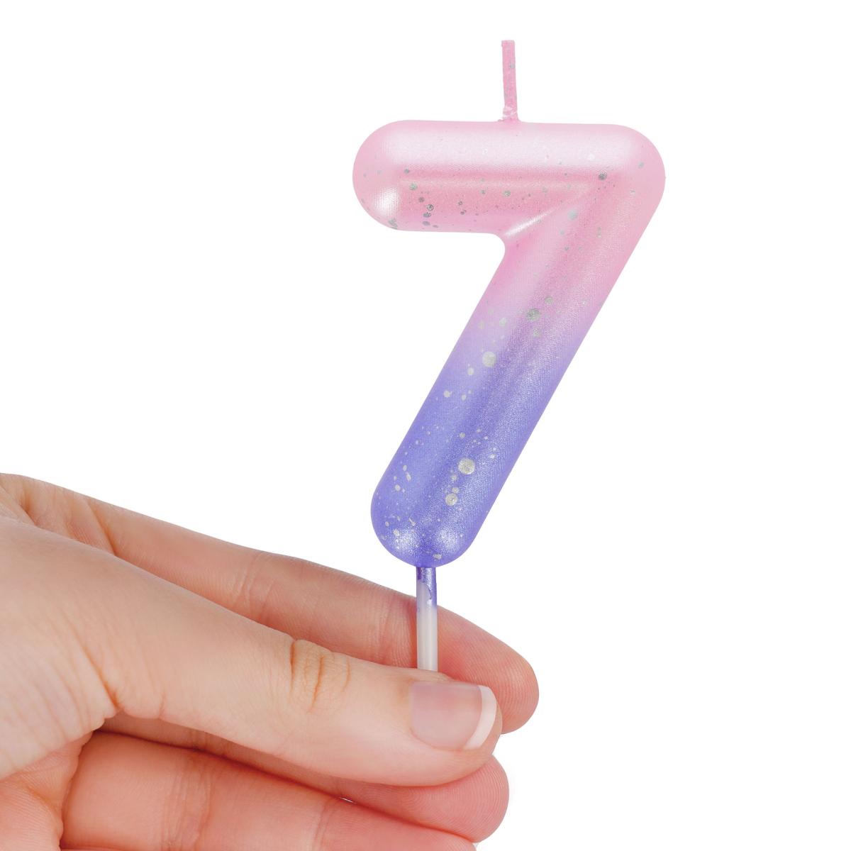 Vela Bolo 7 Legami Pink 2
