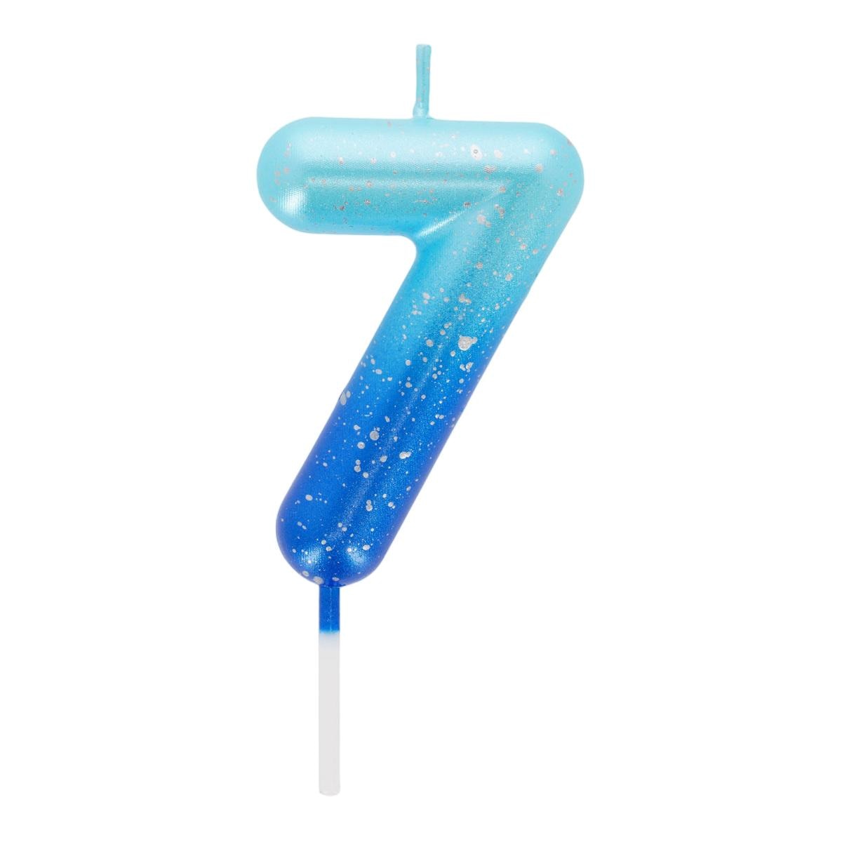 Vela Bolo 7 Legami Blue 1