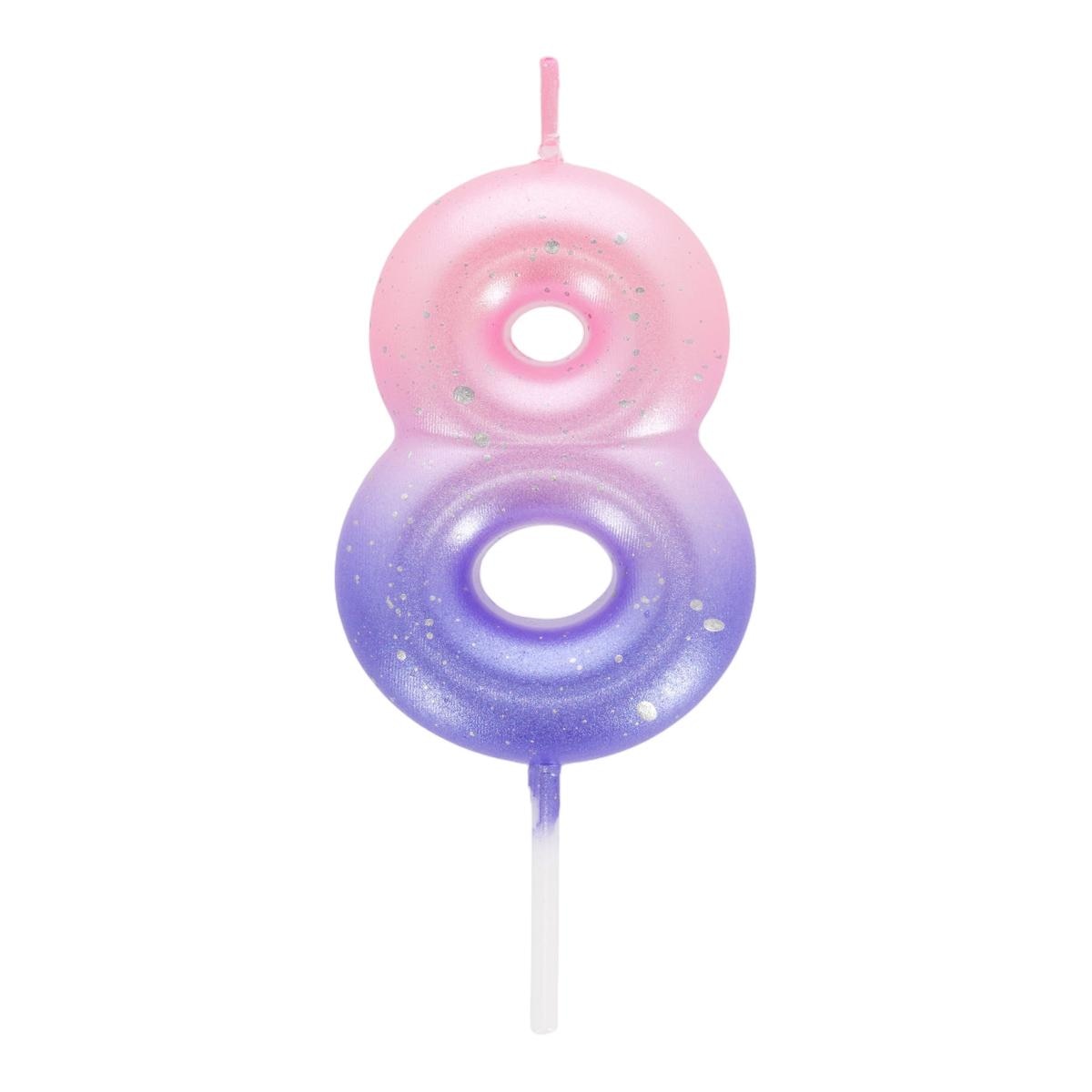 Vela Bolo 8 Legami Pink 1