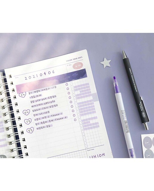 Planificador A5 Heyday Study - Roxo 6
