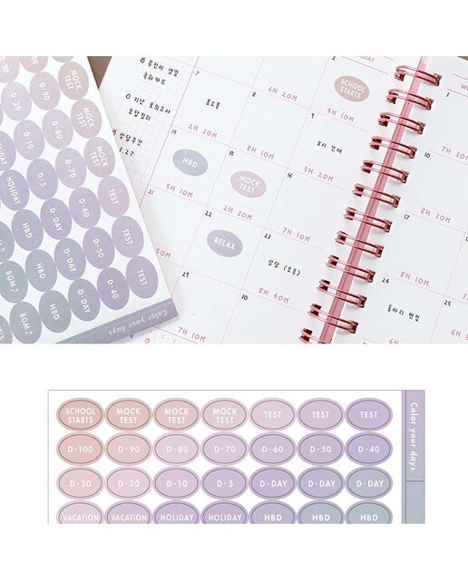 Planificador A5 Heyday Study - Roxo 12