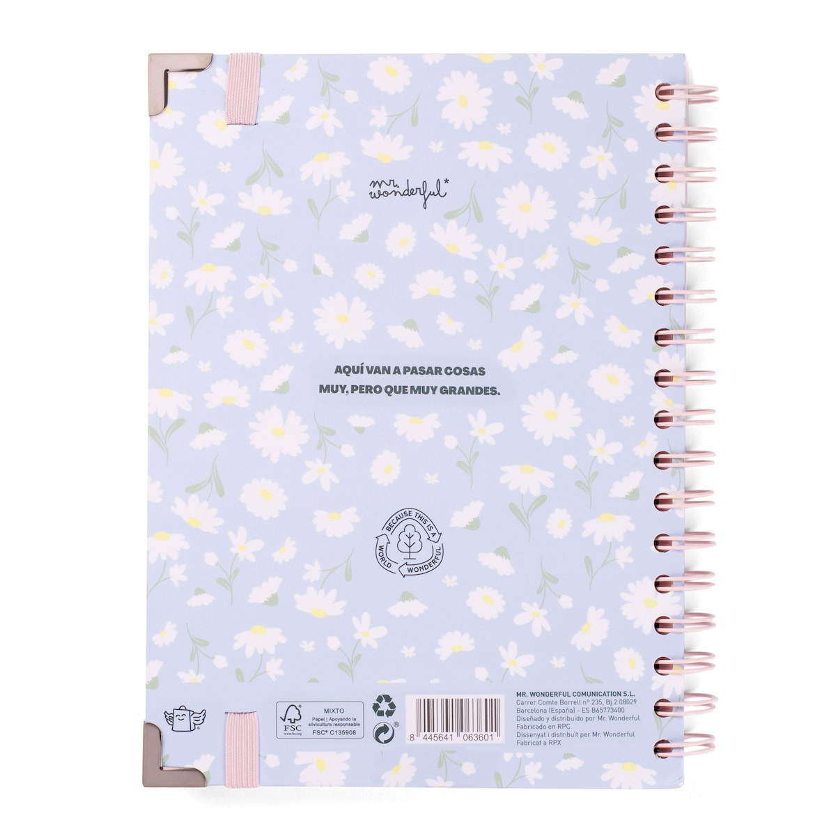 Agenda escolar 2025-2026 semanal Mr Wonderful: Érase una vez... ¡mi vida! 2