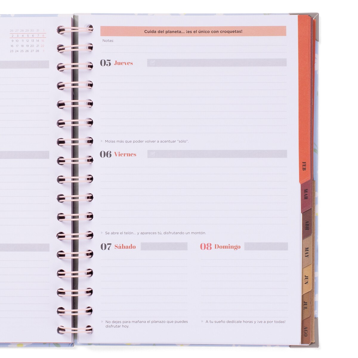 Agenda escolar 2025-2026 semanal Mr Wonderful: Érase una vez... ¡mi vida! 4