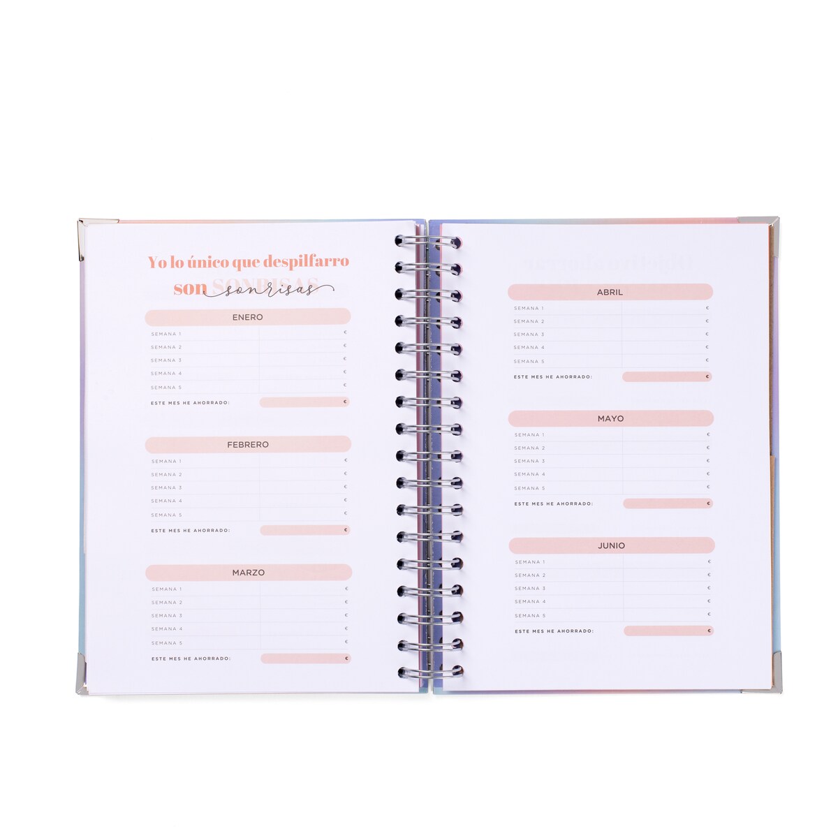 Agenda semanal 18 meses 2025-2026 Mr Wonderful: Viviendo con estilo. 6